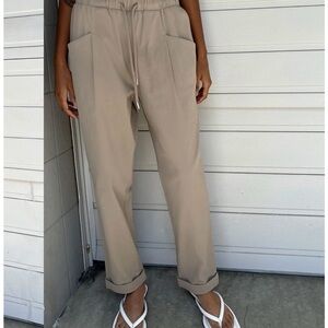 Oak and Fort Textured Cotton Pant- XL